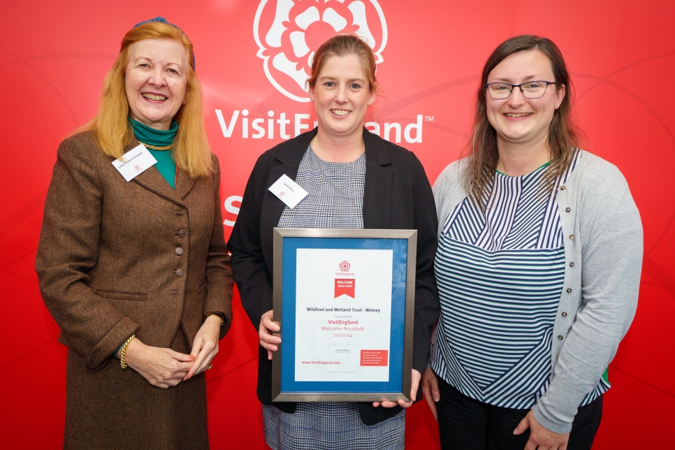 WWT Welney celebrated for it's 'welcome' 